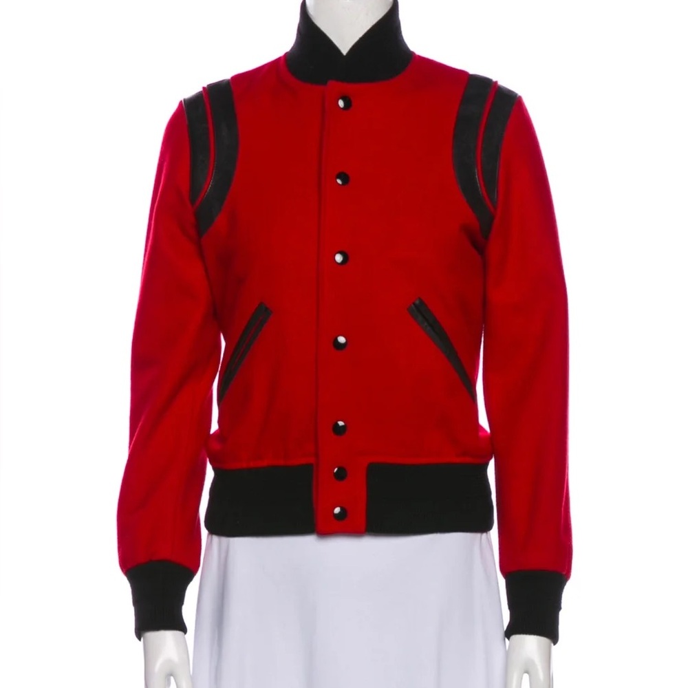 Saint Laurent Wool Bomber Jacket